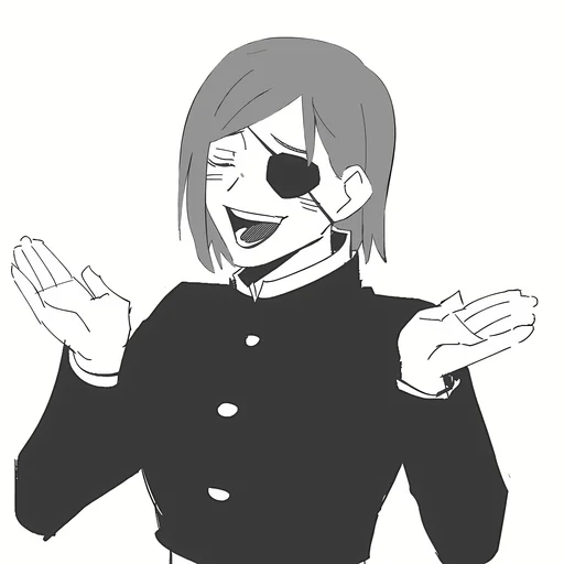 🤍 Стикер «Nobara Kugisaki» для Telegram