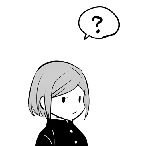 🤍 Стикер «Nobara Kugisaki» для Telegram