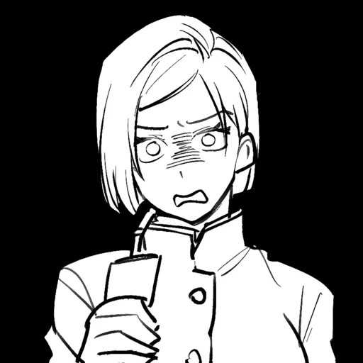 🤍 Стикер «Nobara Kugisaki» для Telegram