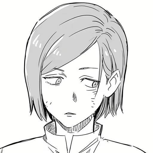 🤍 Стикер «Nobara Kugisaki» для Telegram