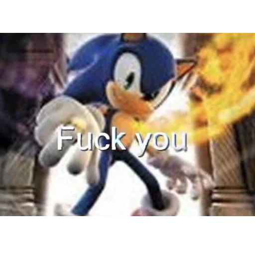 🤬 Стикер «Sonic pics» для Telegram