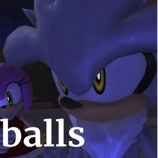 🍆 Стикер «Sonic pics» для Telegram