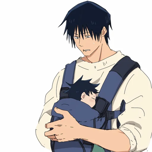 👨‍🍼 Стикер «TOJI FUSHIGURO / Jujutsu kaisen» для Telegram