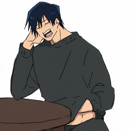 🥱 Стикер «TOJI FUSHIGURO / Jujutsu kaisen» для Telegram