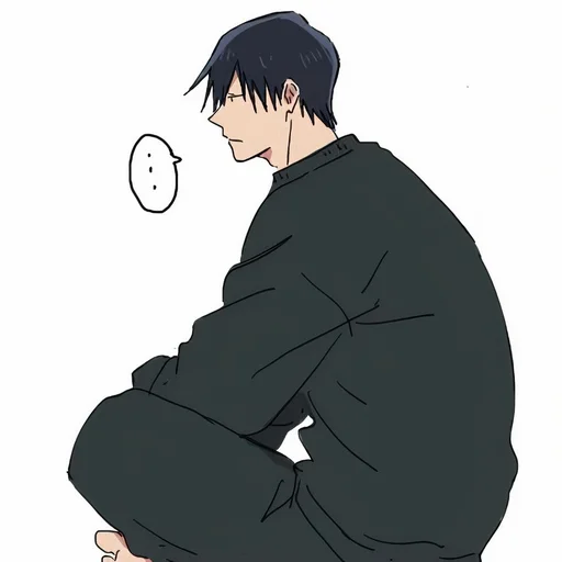 😐 Стикер «TOJI FUSHIGURO / Jujutsu kaisen» для Telegram