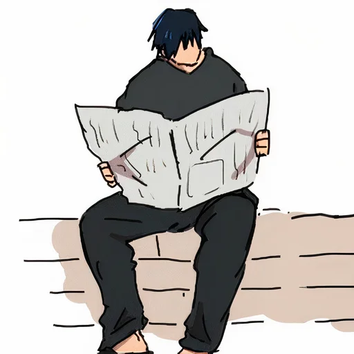 📰 Стикер «TOJI FUSHIGURO / Jujutsu kaisen» для Telegram