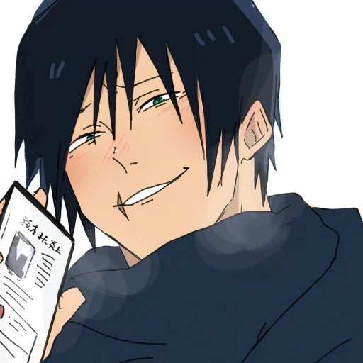 😈 Стикер «TOJI FUSHIGURO / Jujutsu kaisen» для Telegram