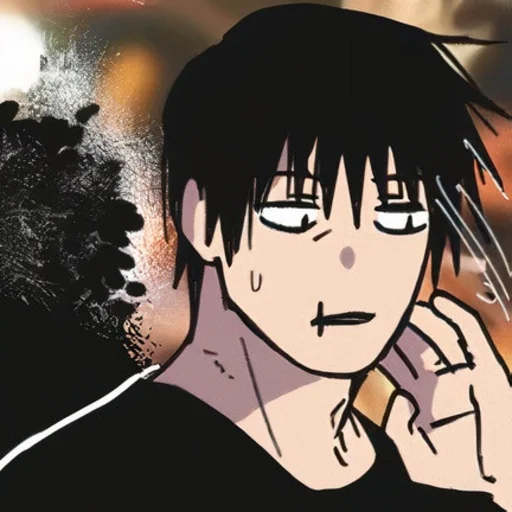 😅 Стикер «TOJI FUSHIGURO 2 / Jujutsu kaisen» для Telegram