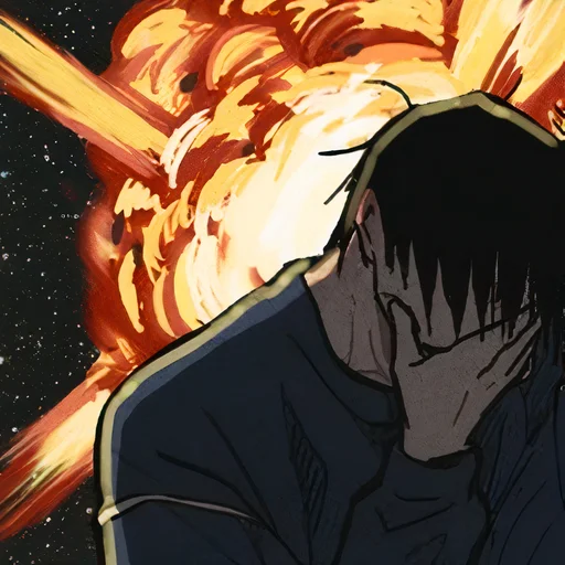 ❤️‍🔥 Стикер «TOJI FUSHIGURO 2 / Jujutsu kaisen» для Telegram