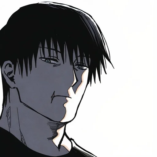 😕 Стикер «TOJI FUSHIGURO 2 / Jujutsu kaisen» для Telegram