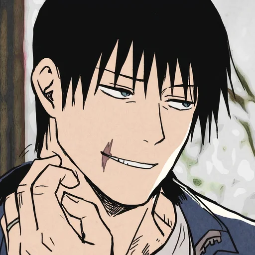 😅 Стикер «TOJI FUSHIGURO 2 / Jujutsu kaisen» для Telegram