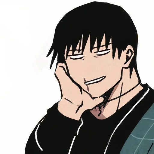 😈 Стикер «TOJI FUSHIGURO 2 / Jujutsu kaisen» для Telegram