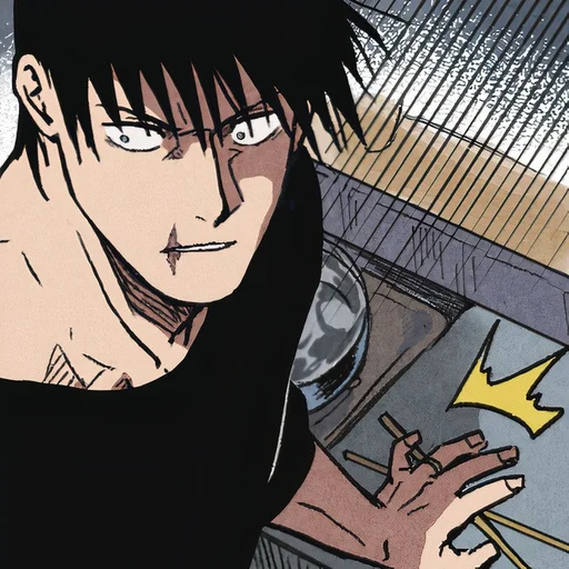 😳 Стикер «TOJI FUSHIGURO 2 / Jujutsu kaisen» для Telegram