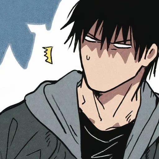 😡 Стикер «TOJI FUSHIGURO 2 / Jujutsu kaisen» для Telegram