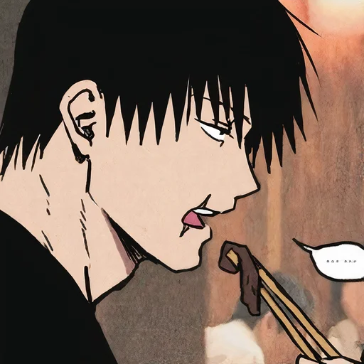 😕 Стикер «TOJI FUSHIGURO 2 / Jujutsu kaisen» для Telegram