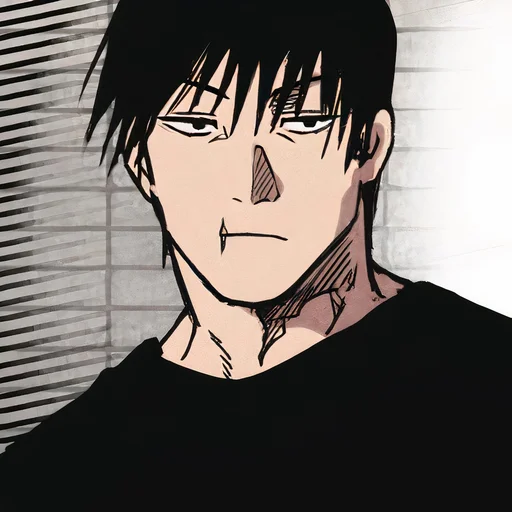 😕 Стикер «TOJI FUSHIGURO 2 / Jujutsu kaisen» для Telegram