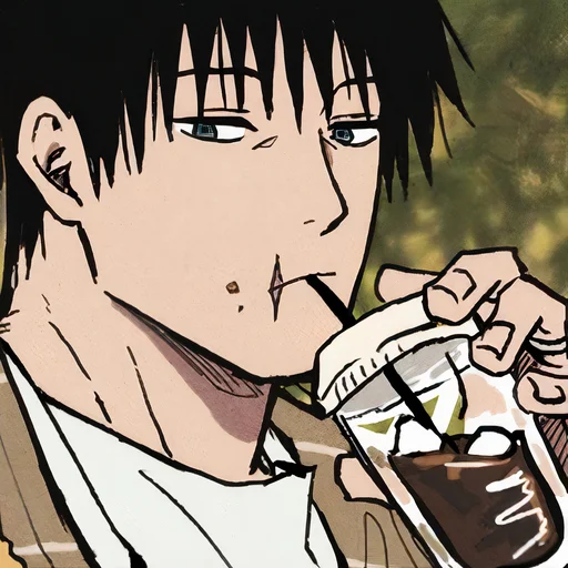 🧋 Стикер «TOJI FUSHIGURO 2 / Jujutsu kaisen» для Telegram