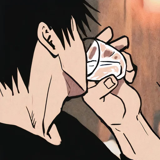 🥃 Стикер «TOJI FUSHIGURO 2 / Jujutsu kaisen» для Telegram
