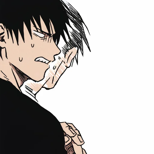 🤬 Стикер «TOJI FUSHIGURO 2 / Jujutsu kaisen» для Telegram