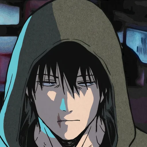 😕 Стикер «TOJI FUSHIGURO 2 / Jujutsu kaisen» для Telegram