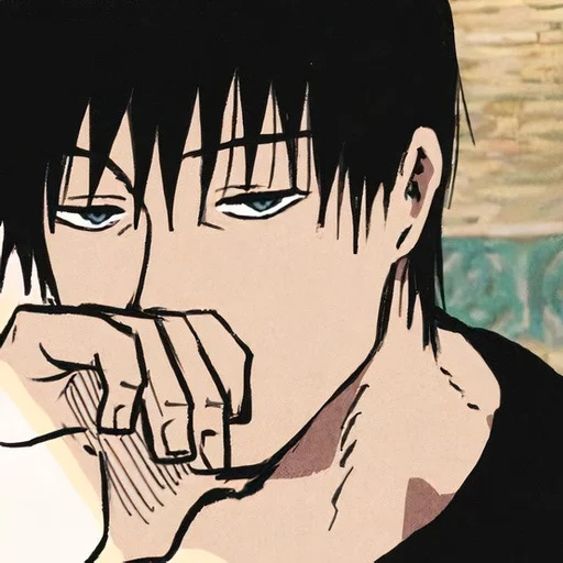 😕 Стикер «TOJI FUSHIGURO 2 / Jujutsu kaisen» для Telegram
