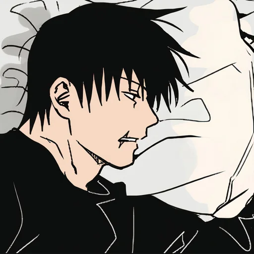 😕 Стикер «TOJI FUSHIGURO 2 / Jujutsu kaisen» для Telegram