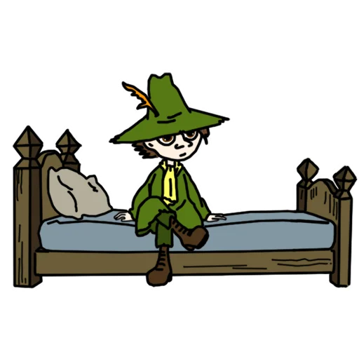 🛏 Стикер «MOOMIN» для Telegram