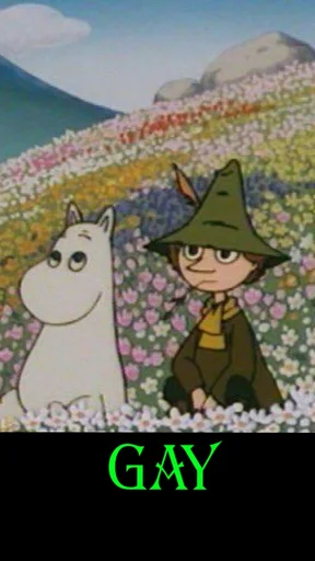 🥴 Стикер «Moomin Fuck Mode» для Telegram
