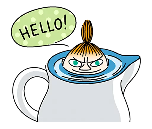 👋 Стикер «Little My» для Telegram