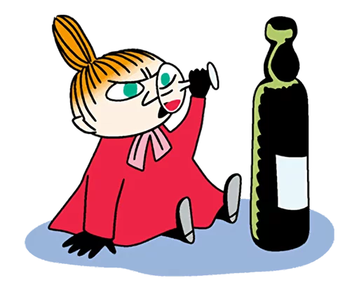 🍷 Стикер «Little My» для Telegram
