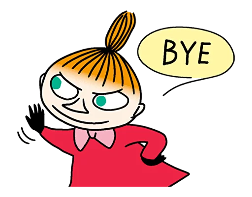 👋 Стикер «Little My» для Telegram