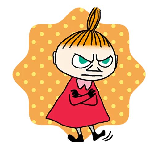 😠 Стикер «Little My» для Telegram