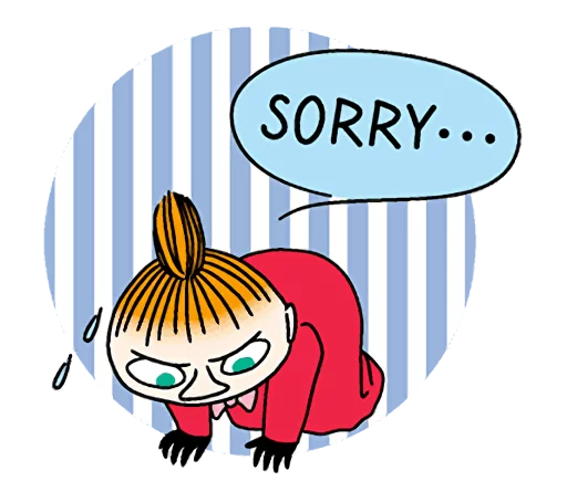 😓 Стикер «Little My» для Telegram