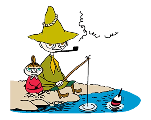 🎣 Стикер «Little My» для Telegram
