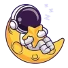 🌙 Эмодзи «Moon» для Telegram