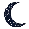 🌙 Эмодзи «Moon» для Telegram