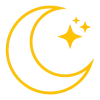 🌙 Эмодзи «Moon» для Telegram