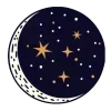 🌙 Эмодзи «Moon» для Telegram