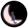 🌙 Эмодзи «Moon» для Telegram