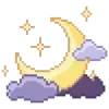 🌙 Эмодзи «Moon» для Telegram