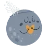 🌙 Эмодзи «Moon» для Telegram