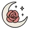🌙 Эмодзи «Moon» для Telegram