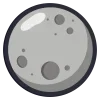🌙 Эмодзи «Moon» для Telegram