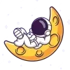 🌙 Эмодзи «Moon» для Telegram