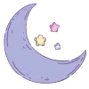 🌙 Эмодзи «Moon» для Telegram