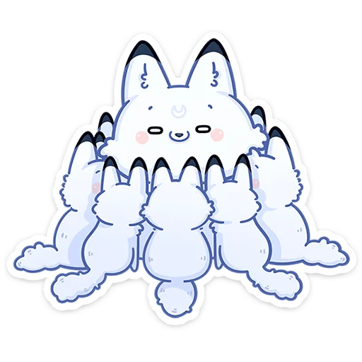 ☺️ Стикер «Мун» для Telegram