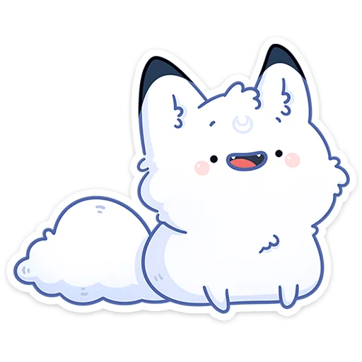 😀 Стикер «Мун» для Telegram