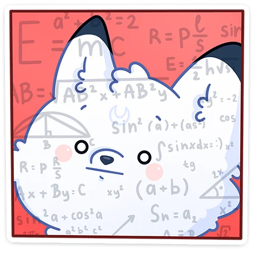 🤯 Стикер «Мун» для Telegram