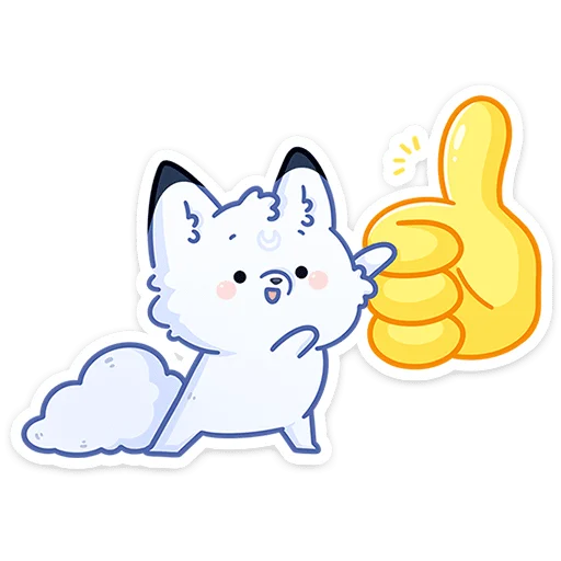 👍 Стикер «Мун» для Telegram