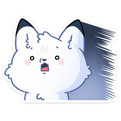😨 Стикер «Мун» для Telegram